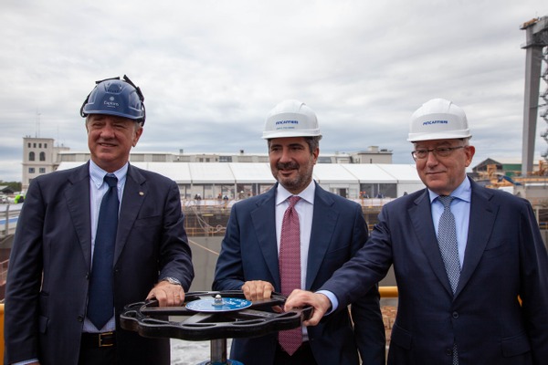 The Building Of The Explora Journeys Fleet, The New Luxury Brandby MSC Group, Proceeds. Today In Fincantieri Monfalcone Shipyard Float Out For “Explora I” (Image - May 2022)